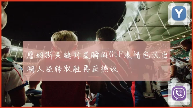 詹姆斯关键封盖瞬间GIF表情包流出湖人逆转取胜再获热议